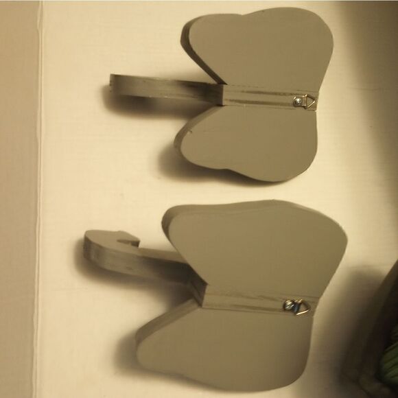 Handmade wooden elephant wall hangers - Picture 8 of 8